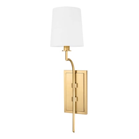 Hudson Valley Lighting Glenford Single Light 22" Tall Wall Sconce Aged Brass