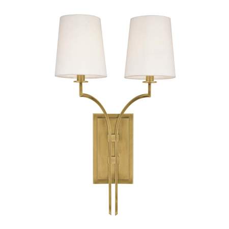 Hudson Valley Lighting Glenford 2 Light 22" Tall Wall Sconce Aged Brass
