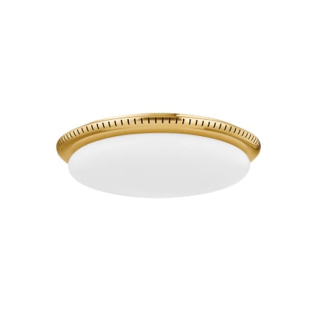 Hudson Valley Lighting North Castle 18" Wide LED Flush Mount Ceiling Fixture Aged Brass