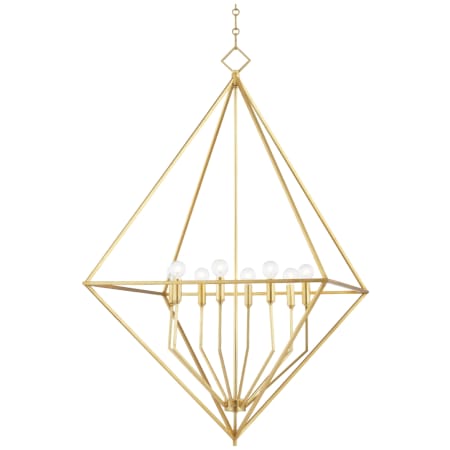Hudson Valley Lighting Haines 8 Light 32" Wide Candle Style Chandelier Gold Leaf