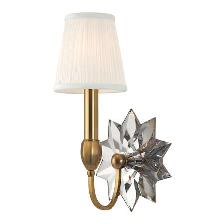 Hudson Valley Lighting Barton Single Light 14" Tall Wall Sconce Aged Brass