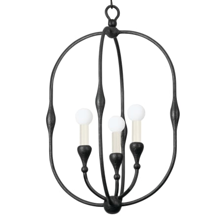 Hudson Valley Lighting Baltic 3 Light 15" Wide Pendant Aged Iron