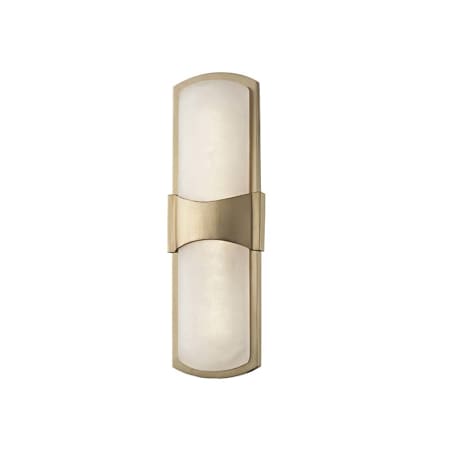 Hudson Valley Lighting Valencia Single Light 5" Wide Integrated LED Bath Bar Aged Brass