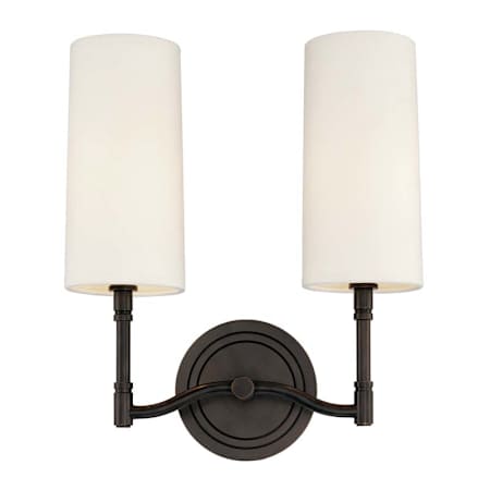 Hudson Valley Lighting Dillon 2 Light 14" Tall Wall Sconce Old Bronze
