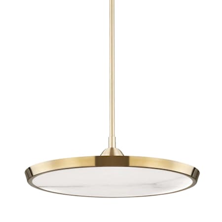 Hudson Valley Lighting Draper 20" Wide LED Pendant Aged Brass