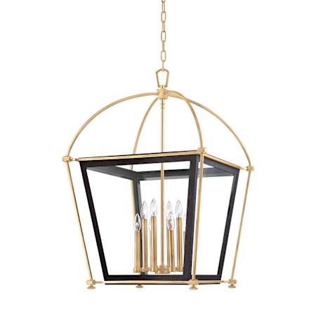 Hudson Valley Lighting Hollis 8 Light 24" Wide Taper Candle Chandelier Aged Brass