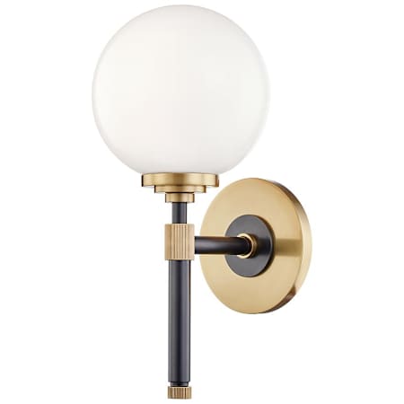 Hudson Valley Lighting Bowery Single Light 6" Wide Bathroom Sconce Aged Old Bronze