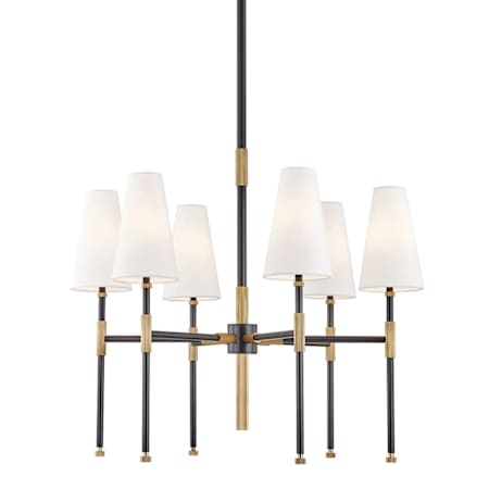 Hudson Valley Lighting Bowery 6 Light 28" Wide Chandelier Aged Old Bronze