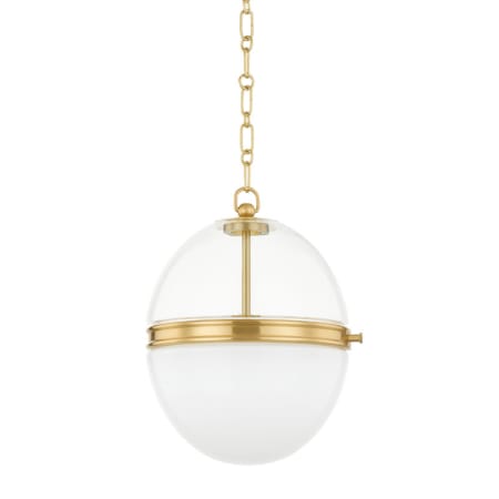 Hudson Valley Lighting Donnell 13" Wide Pendant Aged Brass