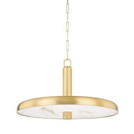 Hudson Valley Lighting Reynolds 28" Wide Pendant Aged Brass
