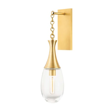 Hudson Valley Lighting Southold 22" Tall Wall Sconce Aged Brass