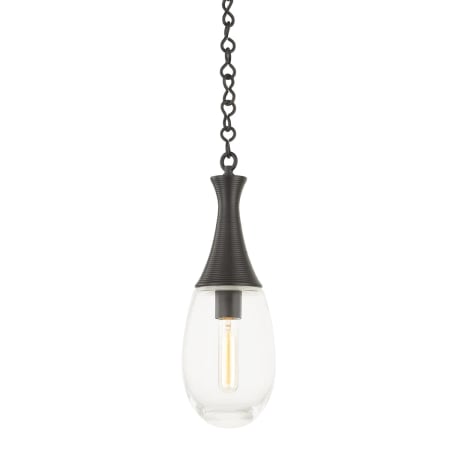Hudson Valley Lighting Southold 6" Wide Mini Pendant Black Brass