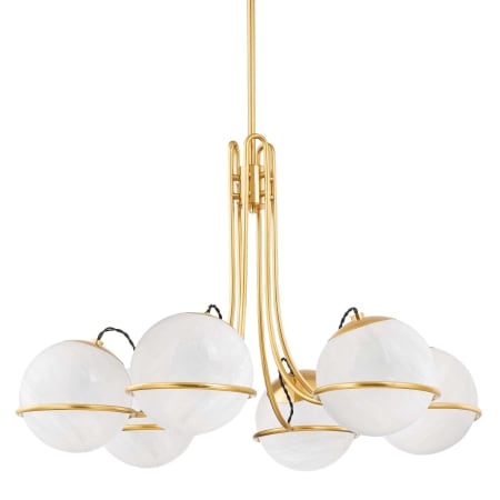 Hudson Valley Lighting Hingham 6 Light 40" Wide Chandelier Aged Brass