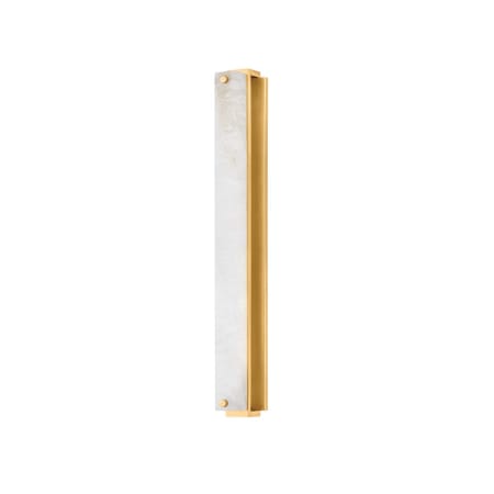 Hudson Valley Lighting Edgemere 23" Tall LED Wall Sconce Aged Brass