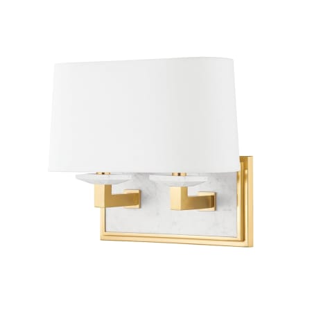 Hudson Valley Lighting Elwood 2 Light 11" Tall Wall Sconce Aged Brass