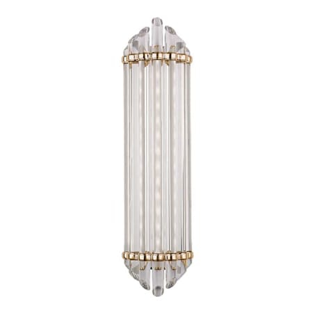 Hudson Valley Lighting Albion Single Light 7" Wide Integrated LED Bath Bar Aged Brass