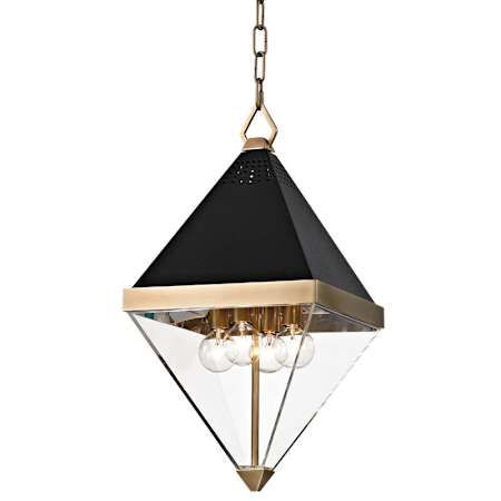 Hudson Valley Lighting Coltrane 4 Light 10" Wide Pendant Aged Brass