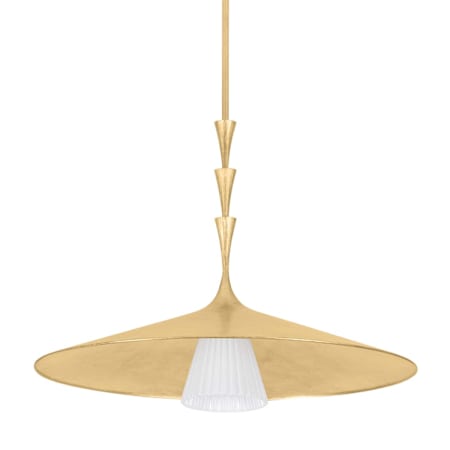 Hudson Valley Lighting Vails gate 34" Wide Pendant Vintage Gold Leaf