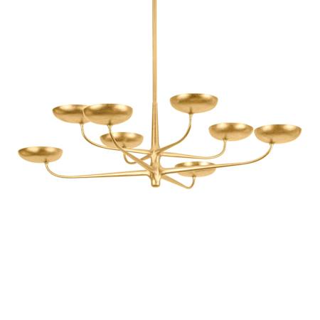 Hudson Valley Lighting Taormina 45" Wide LED Chandelier Vintage Gold Leaf