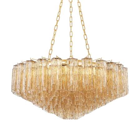 Hudson Valley Lighting Watertown 9 Light 33" Wide Chandelier Aged Brass