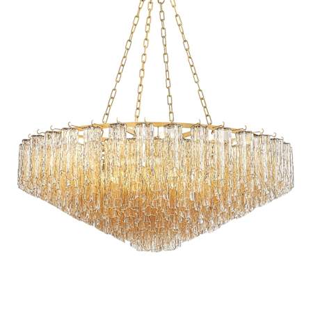 Hudson Valley Lighting Watertown 21 Light 46" Wide Chandelier Aged Brass