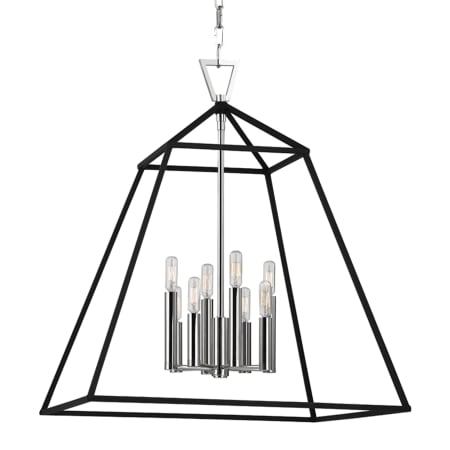 Hudson Valley Lighting Webster 8 Light 24" Wide Taper Candle Chandelier Polished Nickel