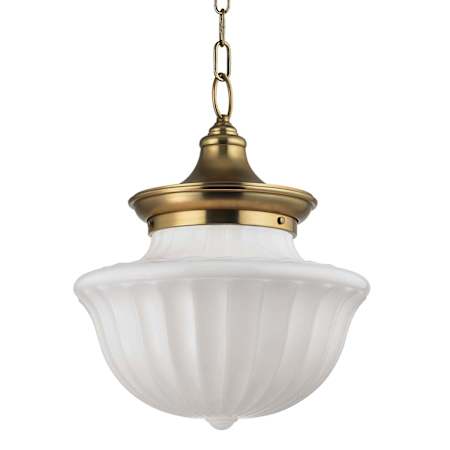 Hudson Valley Lighting Dutchess 2 Light 15" Wide Pendant Aged Brass