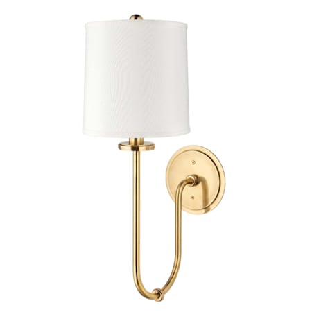 Hudson Valley Lighting Jericho Single Light 21" Tall Wall Sconce Aged Brass
