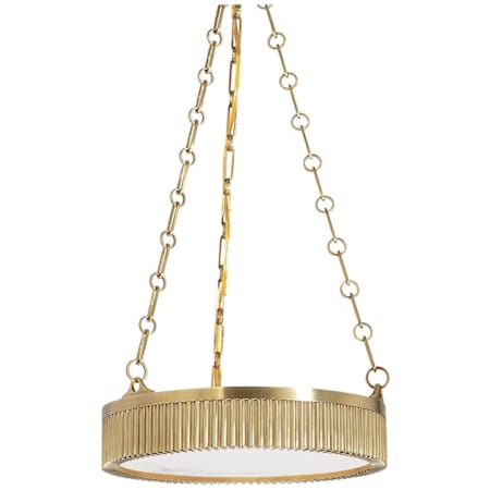 Hudson Valley Lighting Lynden 4 Light 16" Wide Drum Chandelier Aged Brass