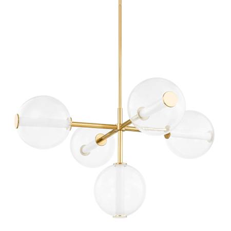 Hudson Valley Lighting Richford 48" Wide Chandelier Aged Brass
