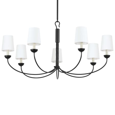 Hudson Valley Lighting Montpelier 7 Light 48" Wide Chandelier Aged Iron