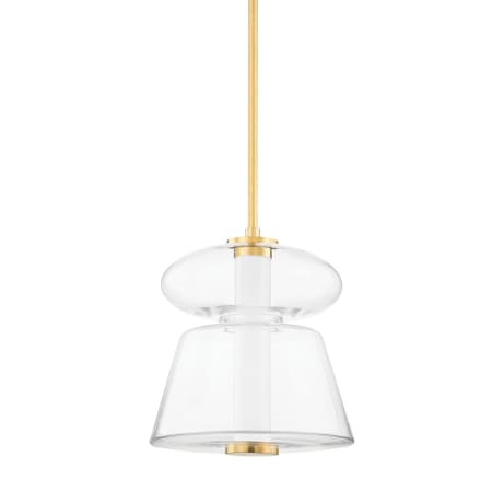 Hudson Valley Lighting Palermo 13" Wide LED Pendant Aged Brass