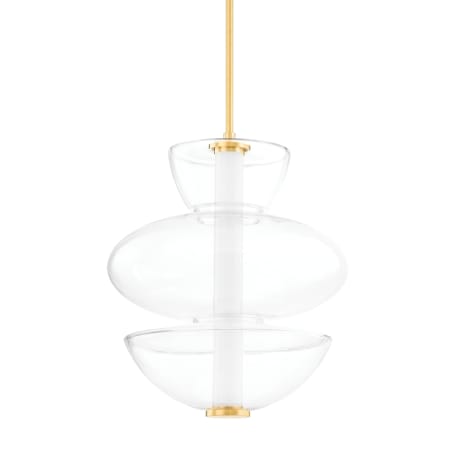 Hudson Valley Lighting Palermo 19" Wide LED Pendant Aged Brass