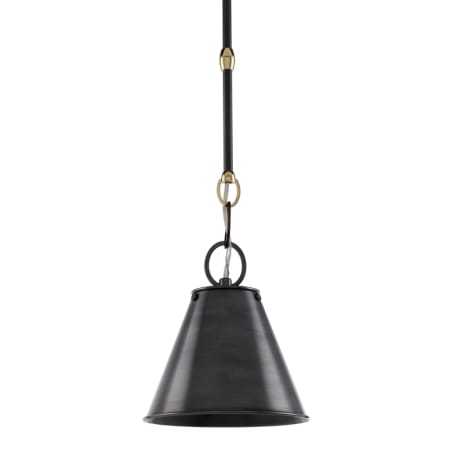 Hudson Valley Lighting Altamont Single Light 8" Wide Mini Pendant Distressed Bronze