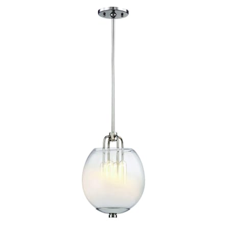 Hudson Valley Lighting Sawyer 4 Light 10" Wide Mini Pendant Polished Nickel
