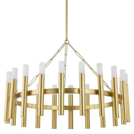 Hudson Valley Lighting Pali 20 Light 43" Wide Ring Chandelier Aged Brass