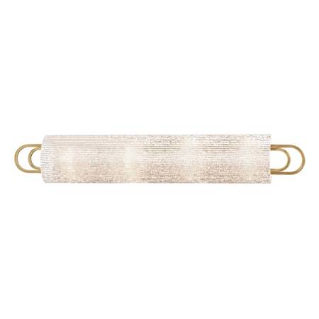 Hudson Valley Lighting Buckley 4 Light 31" Wide Bath Bar Aged Brass