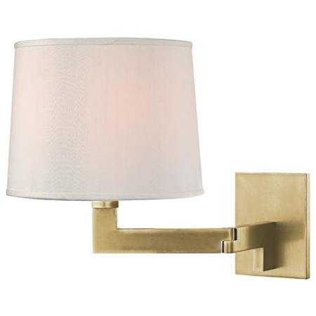 Hudson Valley Lighting Fairport Single Light 11" Tall Wall Sconce Aged Brass