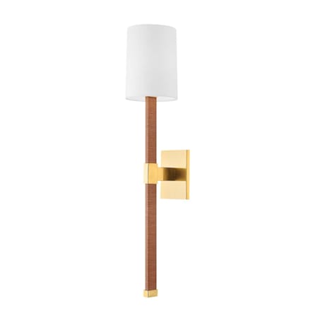 Hudson Valley Lighting Minnetonka 31" Tall Wall Sconce Aged Brass