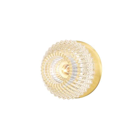 Hudson Valley Lighting Barclay 5" Tall Bathroom Sconce Aged Brass