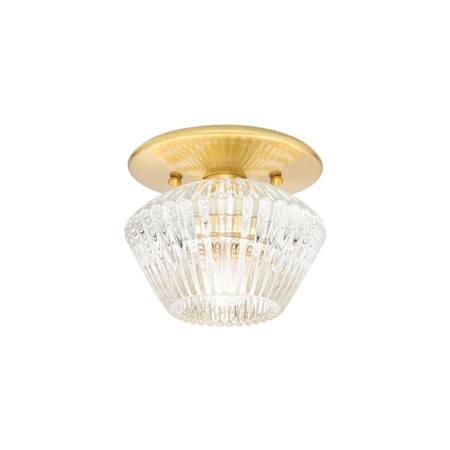 Hudson Valley Lighting Barclay 5" Tall Bathroom Sconce Aged Brass