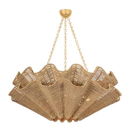 Hudson Valley Lighting Hayworth 8 Light 44" Wide Chandelier Vintage Gold Leaf