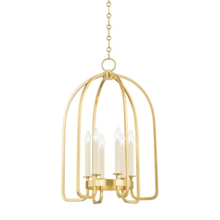 Hudson Valley Lighting Oakville 6 Light 18" Wide Multi Light Pendant Aged Brass