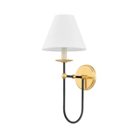 Hudson Valley Lighting Demarest 19" Tall Wall Sconce Aged Brass / Distressed Bronze
