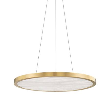 Hudson Valley Lighting Eastport 24" Wide LED Pendant Aged Brass