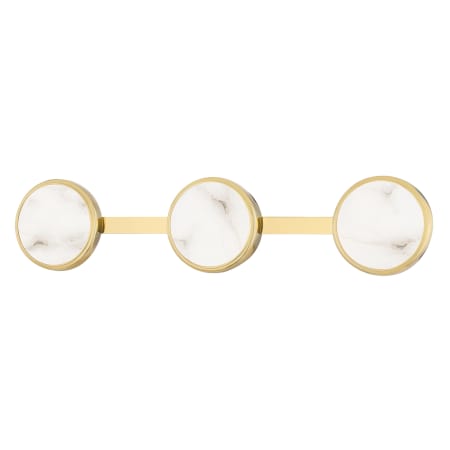 Hudson Valley Lighting Meander 3 Light 25" Wide LED Bathroom Vanity Light Aged Brass