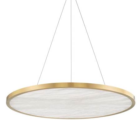 Hudson Valley Lighting Eastport 36" Wide LED Pendant Aged Brass
