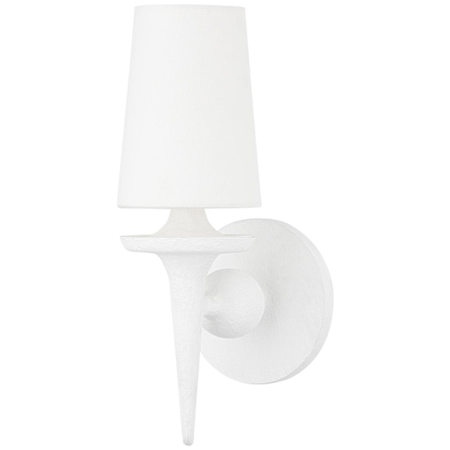 Hudson Valley Lighting Torch 16" Tall Wall Sconce White Plaster