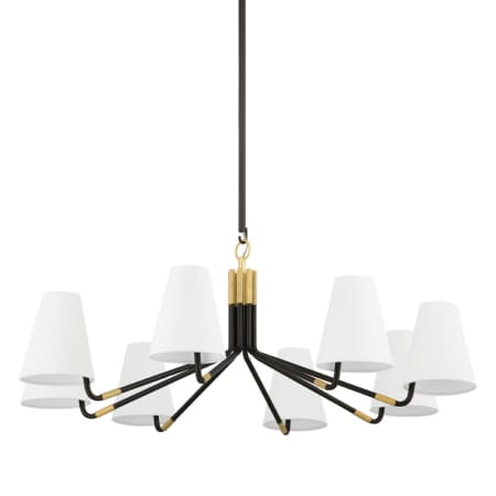 Hudson Valley Lighting Stanwyck 8 Light 40" Wide Chandelier Aged Brass / Distressed Bronze