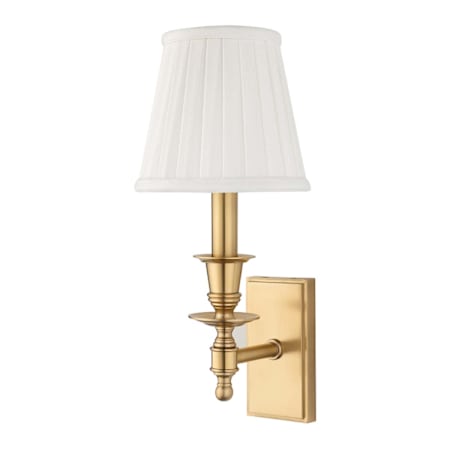 Hudson Valley Lighting Ludlow Single Light 13" Tall Wall Sconce Aged Brass